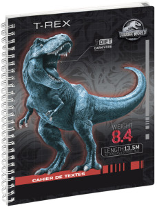 EXACOMPTA Cahier de textes Jurassic World 