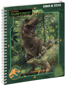 EXACOMPTA Cahier de textes Jurassic World 