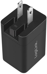 LogiLink Adaptateur de voyage USB, USB A & USB C, GaN