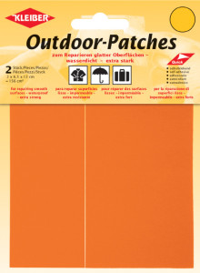 KLEIBER Patch d'extérieur, autocollant, 65 x 120 mm, jaune