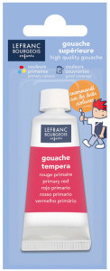 LEFRANC BOURGEOIS Gouache en tube 20 ml, rouge primaire