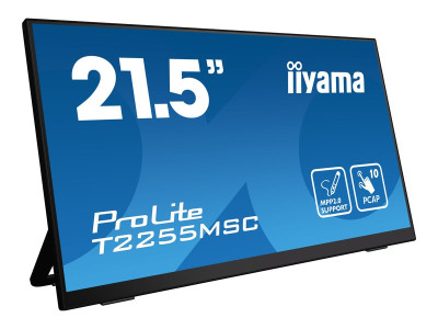 Iiyama : T2255MSC-B1 21.5IN IPS FHD CAPACITIVE TOUCH/HDMI/DP/2USB