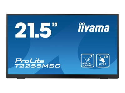Iiyama : T2255MSC-B1 21.5IN IPS FHD CAPACITIVE TOUCH/HDMI/DP/2USB