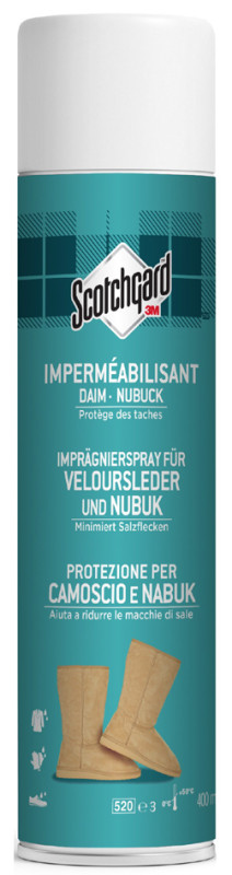 3M Scotchgard Imperméabilisant daim et nubuck, spray 400 ml