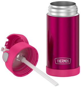 THERMOS Gourde isotherme FUNTAINER Straw Bottle, rose