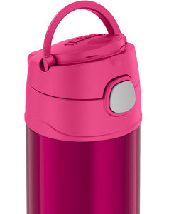 THERMOS Gourde isotherme FUNTAINER Straw Bottle, rose