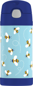 THERMOS Gourde isotherme FUNTAINER Straw Bottle, abeilles