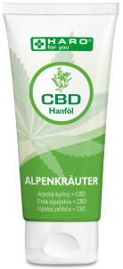 HARO Gel aux herbes alpines au CBD, tube de 100 ml