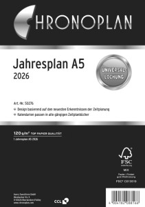 CHRONOPLAN Jahresplan 2025, DIN A5