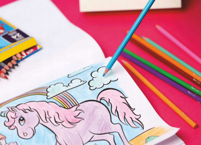 Paper:Mate Crayons de couleur Kids Colouring, blister de 12