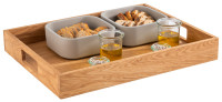 APS Plateau de service, (L)450 x (P)350 x (H)60 mm, chêne APS Plateau de service, (L)450 x (P)350 x (H)60 mm, chêne
