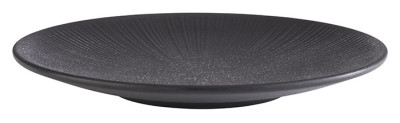 APS Assiette plate NERO, diamètre: 330 mm, noir