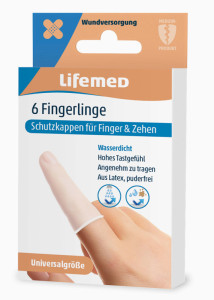 Lifemed Doigtier, taille unique, transparent