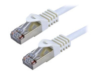 MCL Samar : CAT 7 S pour TP LSZH PATCH cable - 0.5M WHITE