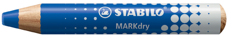 Stock Bureau - STABILO Crayon marqueur MARKdry - bleu