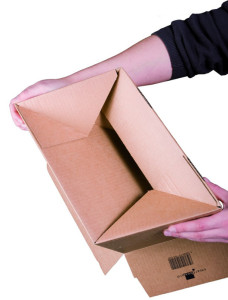 smartboxpro Carton à fond automatique, A4+, autocollant