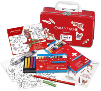 CARAN D'ACHE Travel Kit SWISSCOLOR, dans une mallette