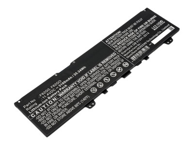 DLH : 11.4V 3300MAH 38WH LI-ION batterie - F62G0 / 0F62G0 / RPJC3