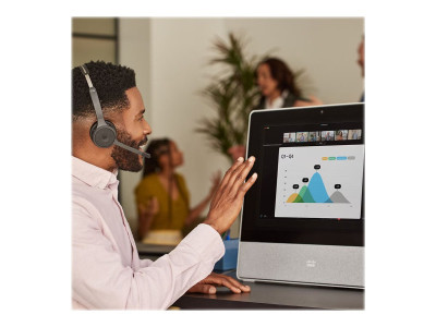 Cisco : CISCO BUNDLE HEADSET722+DESKCAM1080P CARBONBL