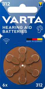 VARTA Pile bouton pour appareil auditif 