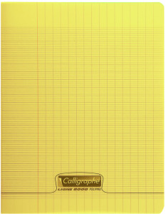 Calligraphe Cahier 8000 POLYPRO, 240 x 320 mm, jaune