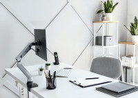 DURABLE Monitorarm SELECT PLUS, für 1 Monitor, Klemme