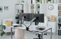 DURABLE Monitorarm SELECT PLUS, für 2 Monitore, Klemme DURABLE Monitorarm SELECT PLUS, für 2 Monitore, Klemme