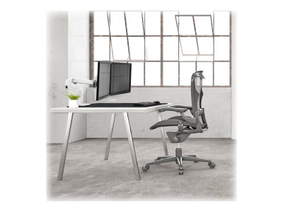 Ergotron : LX DESK DUAL DIRECT ARM LOW PROFILE BWT