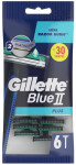 Gillette Rasoir jetable Blue II Plus, pack de 7