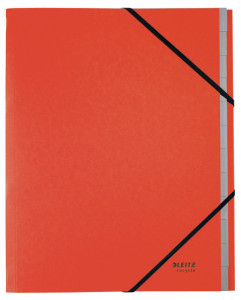 LEITZ Chemise trieur Recycle, A4, carton, rouge