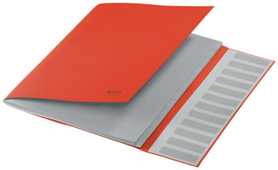 LEITZ Chemise trieur Recycle, A4, carton, rouge