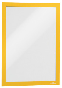 DURABLE Cadre d'affichage magnétique DURAFRAME, A4, jaune