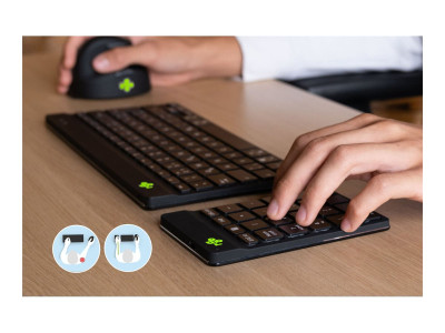 R-Go Tools : R-GO NUMPAD BREAK ERGONOMIC NUMERIC WIRELESS KEYPAD BLACK