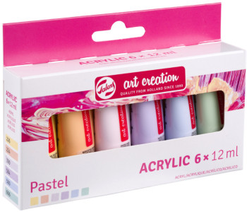 ROYAL TALENS Acrylique Art Creation Pastel Set, 6 x 12 ml