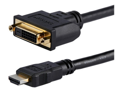 Startech : CABLE ADAPTATEUR VIDEO HDMI VERS DVI-D de 20 CM - M pour