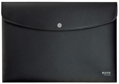 LEITZ Pochette à documents Recycle, A4, PP, noir