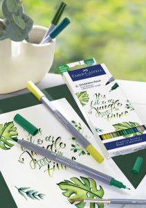 FABER-CASTELL Marqueur aquarelle GOLDFABER, Jungle, étui
