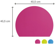 PAGNA Sous-main Trend, demi-cercle, couleurs assorties PAGNA Sous-main Trend, demi-cercle, couleurs assorties