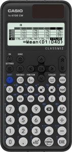 CASIO Schulrechner FX-87DE CW, Solar-/Batteriebetrieb