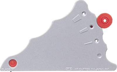 NT Cutter T-1P, boîtier en plastique, lame de 18 mm, beige