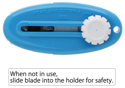 NT Cutter WA-2P, boîtier en plastique, pour coupe ondulée