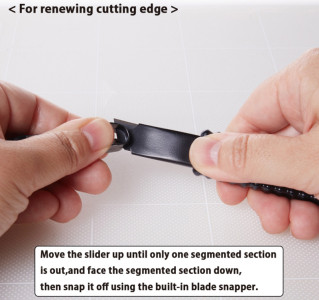 NT Cutter Lame de rechange BH 23P, largeur de lame: 12,3 mm