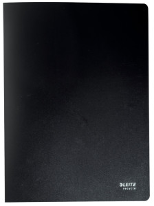 LEITZ Protège-documents Recycle, A4, PP, 20 pochettes, noir