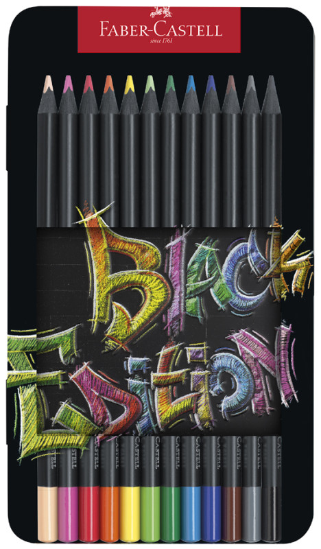Boîte de 100 crayons de couleurs Black édition - Faber-Castell - Creastore