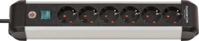 Brennenstuhl Multiprise 6 prises Premium-Alu-Line