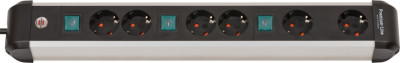 Brennenstuhl Multiprise 6 prises Premium-Alu-Line