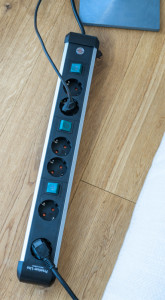Brennenstuhl Multiprise 6 prises Premium-Alu-Line