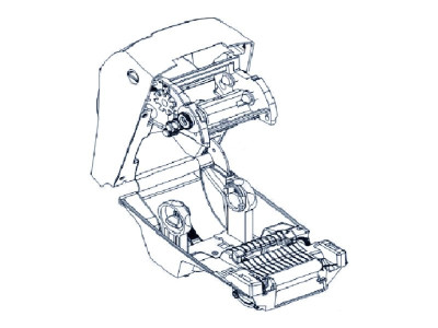 Zebra : kit LATCH ASSY .