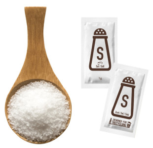 HELLMA Portion de sel, emballé à l'unité, dans un carton