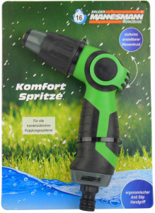 BRÜDER MANNESMANN Pistolet d'arrosage confort, vert/noir